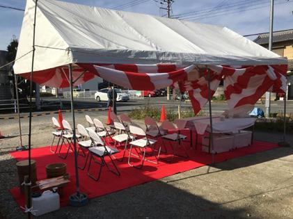 テント2間×3間 写真